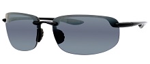 Maui Jim Hookpia 407-02 Rimless oval polarized sunglasses for women