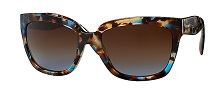 Prada 07PS Blue Havana Squared Sunglasses