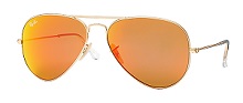 Women's Ray-Ban 3025 58mm Mirror Aviator Sunglasses